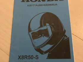 Honda X8R50-S/X käyttäjän käsikirja, Mopojen varaosat ja tarvikkeet, Mototarvikkeet ja varaosat, Alavus, Tori.fi Honda X8R50-S/X käyttäjän käsikirja, Mopojen varaosat ja tarvikkeet, Mototarvikkeet ja varaosat, Alavus, Tori.fi