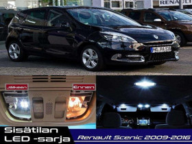 Renault Scenic III Sistilan LED -sarja;16-osainen, Lisvarusteet ja autotarvikkeet, Auton varaosat ja tarvikkeet, Oulu, Tori.fi