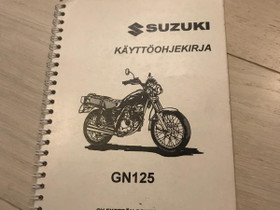 Suzuki GN125 kyttohjekirja, Moottoripyrn varaosat ja tarvikkeet, Mototarvikkeet ja varaosat, Alavus, Tori.fi