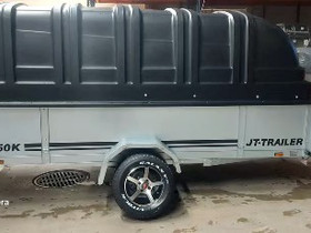 JT-Trailer 1-aks. 750kg+75kg 350x150x50 kuomukrry 3v takuu kotimainen, Perkrryt ja trailerit, Auton varaosat ja tarvikkeet, Masku, Tori.fi