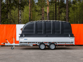 Hulco Medax 3000 kg (405 x 183 cm) kuomukärry, Peräkärryt ja trailerit, Auton varaosat ja tarvikkeet, Masku, Tori.fi
