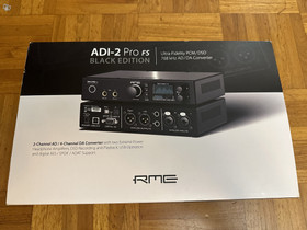 RME ADI-2 Pro FS Black Edition, Audio ja musiikkilaitteet, Viihde-elektroniikka, Tampere, Tori.fi