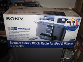 Sony : speaker dock / clock radio for ipod/iphone, Puhelintarvikkeet, Puhelimet ja tarvikkeet, Juuka, Tori.fi