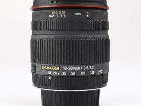Sigma 18-200mm f/3.5-6.3 DC (Nikon), Objektiivit, Kamerat ja valokuvaus, Mikkeli, Tori.fi