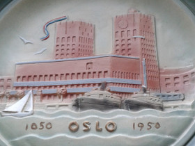 Kipsitaulu - Norja Oslo 1950, Taulut, Sisustus ja huonekalut, Kuopio, Tori.fi