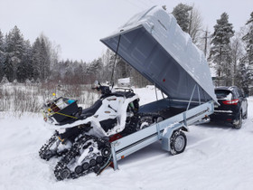 AISAPOIKA 3.5K ATV 350x160cm lava + kuomu 125cm, Peräkärryt ja trailerit, Auton varaosat ja tarvikkeet, Tampere, Tori.fi