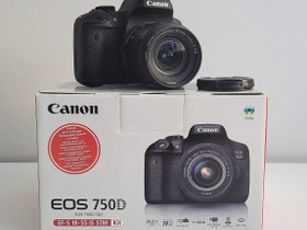 Canon EOS 750D, Kamerat, Kamerat ja valokuvaus, Oulu, Tori.fi