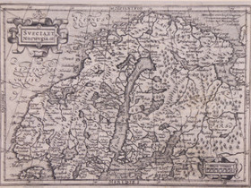 N. vuodelta 1625, aito vanha Skandinavian kartta, Muu keräily, Keräily, Espoo, Tori.fi