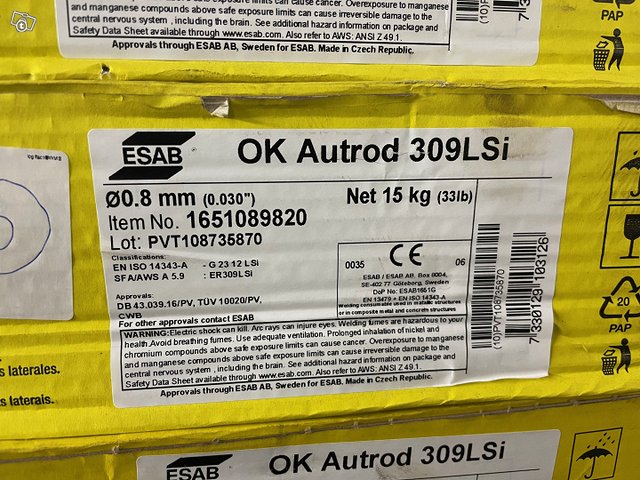 ESAB OK Autrod 309LSi (rst)-hitsauslankaa 0,8/1mm 2