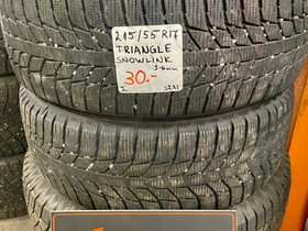 215/55R17 Triangle SnowLink, Renkaat ja vanteet, Helsinki, Tori.fi