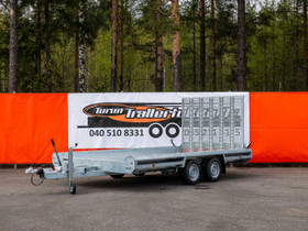 Hulco Terrax 3000 kg LK (394 x 180 cm) koneenkulje, Perkrryt ja trailerit, Auton varaosat ja tarvikkeet, Espoo, Tori.fi
