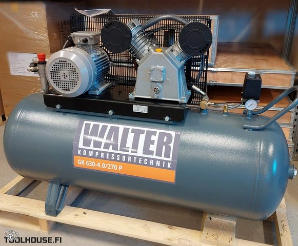 Valurauta kompressori 4kw Walter 8
