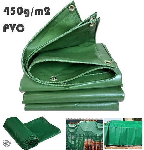 KESTOPEITE PVC 4x6M 450g/M2 UV-suojattu