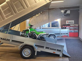 JT-Trailer 1-aks. 750kg 300x150x35 kuomu harmaa on varastossa, Perkrryt ja trailerit, Auton varaosat ja tarvikkeet, Espoo, Tori.fi