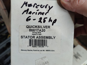 Mercury / Mariner staattori 6-25hp 1977-1995, Perämoottorit, Venetarvikkeet ja veneily, Varkaus, Tori.fi