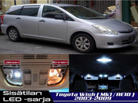 Toyota Wish (AE10) Sisätilan LED -sarja ;x8, Lisävarusteet ja autotarvikkeet, Auton varaosat ja tarvikkeet, Tuusula, Tori.fi Toyota Wish (AE10) Sisätilan LED -sarja ;x8, Lisävarusteet ja autotarvikkeet, Auton varaosat ja tarvikkeet, Tuusula, Tori.fi