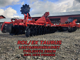 Rol/Ex Taurus - 350cm - LAUTASMUOKKAIN - VIDEO, Maatalouskoneet, Kuljetuskalusto ja raskas kalusto, Urjala, Tori.fi