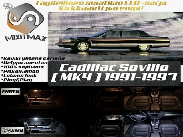 Cadillac Seville (MK4) Sistilan LED -sarja ;x11
