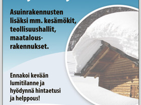 Kattolumityöt, Rakennuspalvelut, Lieksa, Tori.fi