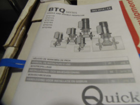 QUICK BTQ 40 KGF alk 1200 TARVIKKEET MUKANA, Veneen varusteet ja varaosat, Venetarvikkeet ja veneily, Taivassalo, Tori.fi QUICK BTQ 40 KGF alk 1200 TARVIKKEET MUKANA, Veneen varusteet ja varaosat, Venetarvikkeet ja veneily, Taivassalo, Tori.fi