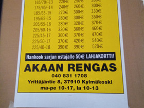 Kesärenkaat hankook, Renkaat ja vanteet, Akaa, Tori.fi Kesärenkaat hankook, Renkaat ja vanteet, Akaa, Tori.fi