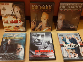 Dvd-leffoja Stallone,Schwarzenegger,Willis,Snipes, Elokuvat, Lapua, Tori.fi