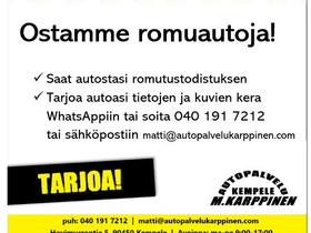 Romuautot ja toimivat autot, Autot, Kempele, Tori.fi Romuautot ja toimivat autot, Autot, Kempele, Tori.fi