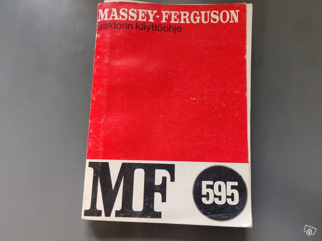 Massey Ferguson 595 ohje- ja varaosakirja, kuva 1
