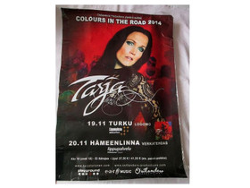 Tarja Turunen kiertue / keikka juliste, Nightwish, Muu keräily, Keräily, Vaasa, Tori.fi