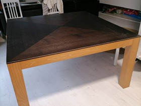 140x140cm kokopuinen 8 hengen ruokapöytä, Pöydät ja tuolit, Sisustus ja huonekalut, Riihimäki, Tori.fi