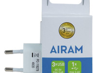 USB-latauspistoke 3-osainen IP20 Airam