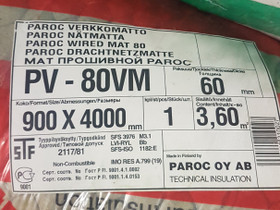 Paroc Kivivillaeriste metalliverkolla, Eristys ja katot, Rakennustarvikkeet ja työkalut, Hämeenlinna, Tori.fi Paroc Kivivillaeriste metalliverkolla, Eristys ja katot, Rakennustarvikkeet ja työkalut, Hämeenlinna, Tori.fi