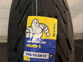 190/55ZR17 Michelin Pilot Road 5 uusi, Renkaat, Mototarvikkeet ja varaosat, Helsinki, Tori.fi