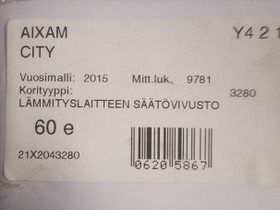 Aixam City -15, ilmastoinnin säädinpaneeli, Mopoauton varaosat ja tarvikkeet, Mototarvikkeet ja varaosat, Ylöjärvi, Tori.fi
