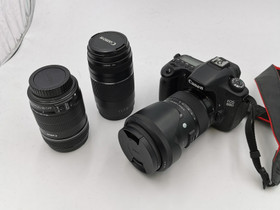 Canon EOS 60D järjestelmäkamera + 3 objektiivia, Kamerat, Kamerat ja valokuvaus, Kajaani, Tori.fi Canon EOS 60D järjestelmäkamera + 3 objektiivia, Kamerat, Kamerat ja valokuvaus, Kajaani, Tori.fi
