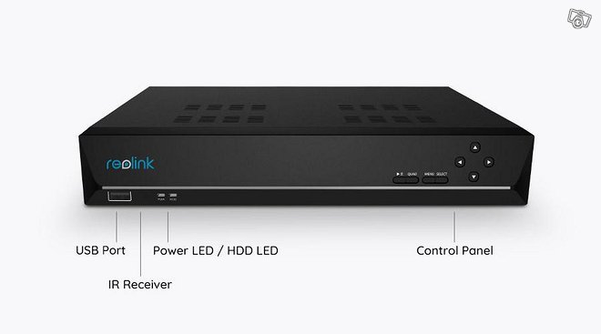 Reolink RLN8-410 NVR 4K UltraHD PoE tallennin Reolink RLN8-410 NVR 4K UltraHD PoE tallennin
