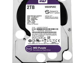 WD Purple 2TB 3.5 SATAIII kovalevy, Muu viihde-elektroniikka, Viihde-elektroniikka, Harjavalta, Tori.fi