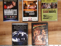 Dvd elokuvia 5 kpl paketti