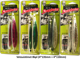 Vetouistin Snapbaits 8kpl myyntierä, ale -50%, Vieheet ja uistimet, Metsästys ja kalastus, Oulu, Tori.fi Vetouistin Snapbaits 8kpl myyntierä, ale -50%, Vieheet ja uistimet, Metsästys ja kalastus, Oulu, Tori.fi