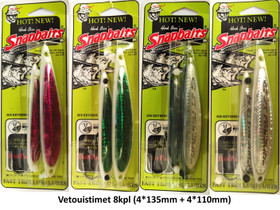 Vetouistin Snapbaits 8kpl myyntier, ale -50%, Vieheet ja uistimet, Metsstys ja kalastus, Oulu, Tori.fi