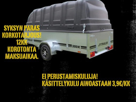 JT-Trailer rahoituksella 12kk 0% korko, 3,90e/kk,, Perkrryt ja trailerit, Auton varaosat ja tarvikkeet, Janakkala, Tori.fi