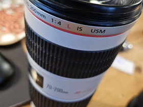 Canon EF 70-200mm f/4 L IS USM, Objektiivit, Kamerat ja valokuvaus, Kokkola, Tori.fi