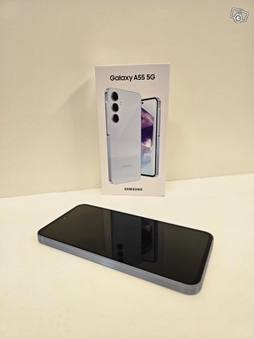 Samsung Galaxy A55 128gt, Light Blue, kuva 1