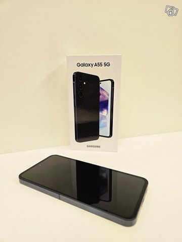 Samsung Galaxy A55 128gt, Black, kuva 1