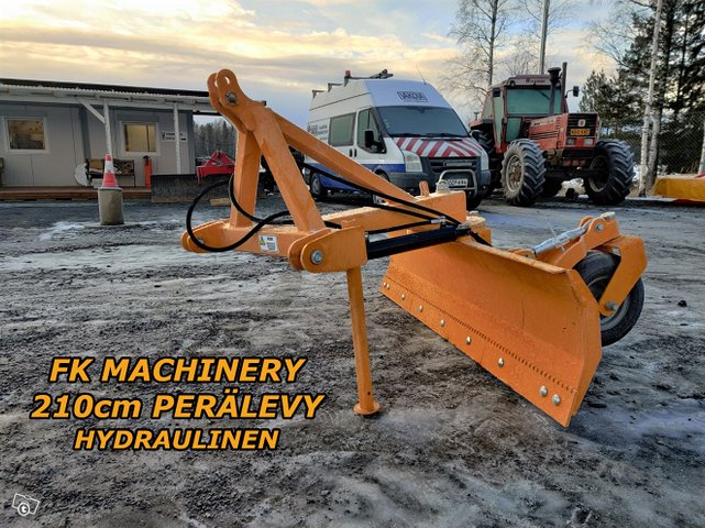 FK Machinery 210cm perälevy - takalana - VIDEO, kuva 1