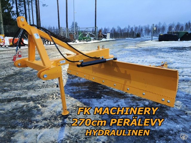 FK Machinery 270cm perälevy - takalana - VIDEO, kuva 1