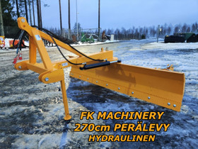 FK Machinery 270cm perlevy - takalana - VIDEO, Maatalouskoneet, Kuljetuskalusto ja raskas kalusto, Urjala, Tori.fi