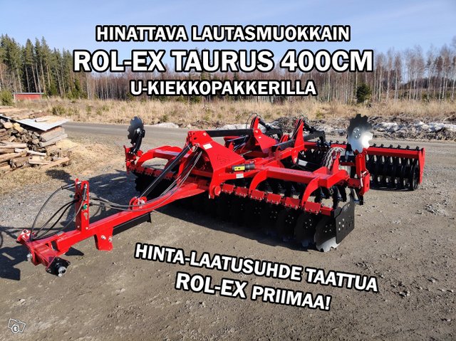 Rol-Ex TAURUS 400cm HINATTAVA LAUTASMUOKKARI 1