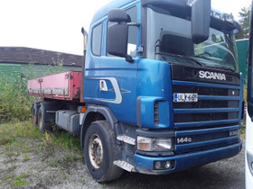 Scania 144 V8 6×4 vaijeri vaihtolava, Kuljetuskalusto, Työkoneet ja kalusto, Lieksa, Tori.fi