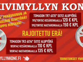 195/70r15c m+s alupyr, Renkaat ja vanteet, Nurmijrvi, Tori.fi
